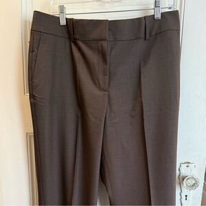 Ann Taylor Brand New Brown Straight-Leg Dress Pants